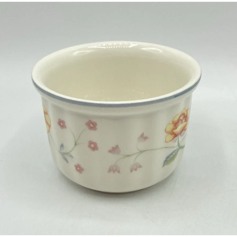 6 Set Vtg Villeroy & Boch Albertina Ramekins Custard Cups 3 1/4